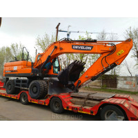 Отгрузка колесного экскаватора Develon DX190WA