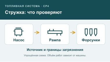 Bosch CP4 и стружка: что проверять в топливной системе