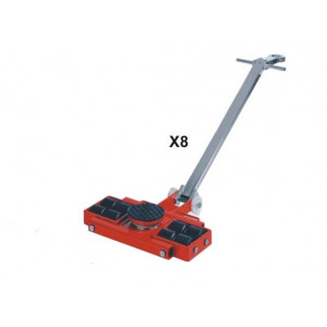 Роликовая платформа поворотная TOR X8 г/п 8тн