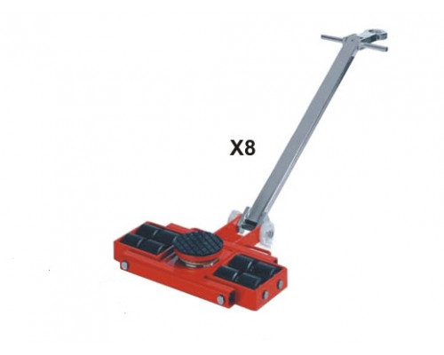 Роликовая платформа поворотная TOR X8 г/п 8тн