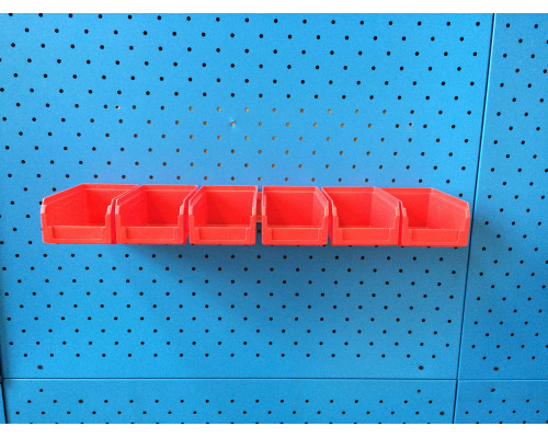 Органайзер настенный Стелла-техник V-1-650-красный , 6 ящиков V-1