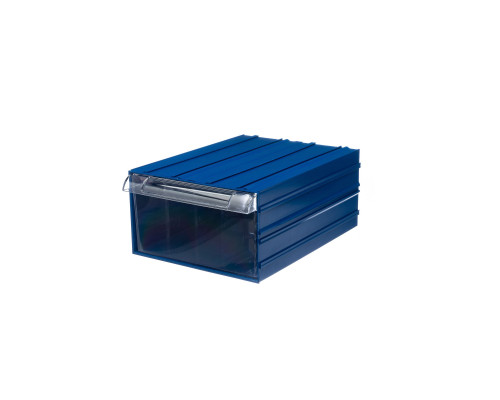 Пластиковый короб Стелла-техник С-510-синий-прозрачный 260х364х150мм