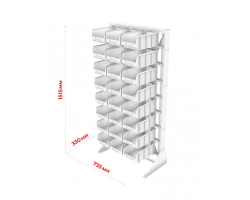 Стойка 735х1500 Стелла-техник А1-04-03-03 односторонняя