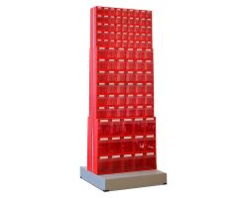 Стойка двусторонняя напольная Стелла-техник 406-05-06-03 (600х380х1650)