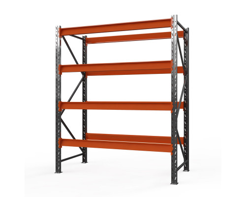 Стеллаж металлический Оптима, 2500x2500x785 мм. Ярусы: 4 шт. без настила