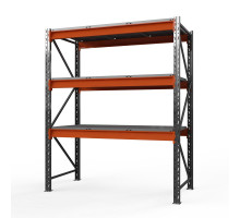 Стеллаж металлический Оптима, 3500x2500x785 мм. Ярусы: 3 шт. метал.