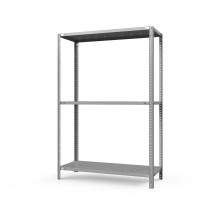 Стеллаж металлический ТС Лайт, 1800x700x600 мм. Полки: 3 шт. метал. перф.