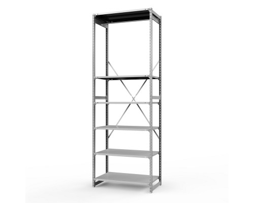 Стеллаж металлический ТСУ Универсал, 3000x1060x500 мм.Штанги: 1шт. Полки: метал. усил. 6 шт.