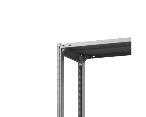 Стеллаж металлический ТСУ Универсал, 2000x1060x400 мм. Полки: метал. 4 шт.