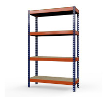 Стеллаж металлический Профи-Т 2500x1540x500 мм. Ярусы: фанера 4 шт.