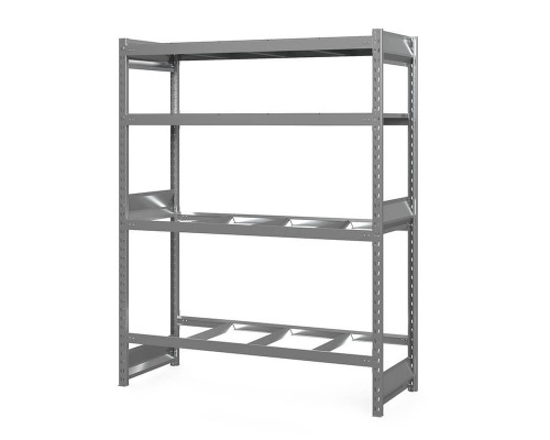 Стеллаж грузовой СГ Ультра (2500х900х500 мм) 4 яруса, без настила, для шин, дисков, колес