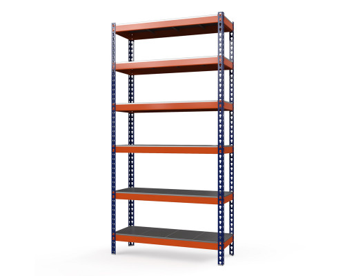 Стеллаж металлический Профи-Т 3000x1540x500 мм. Ярусы: оцинк. мет. перф. усил. 6 шт.