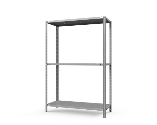 Стеллаж металлический ТС Лайт, 1800x1200x400 мм. Полки: 3 шт. метал. перф.