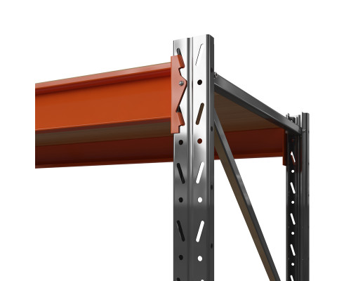 Стеллаж металлический Оптима, 2500x2500x785 мм. Ярусы: 5 шт. фанера