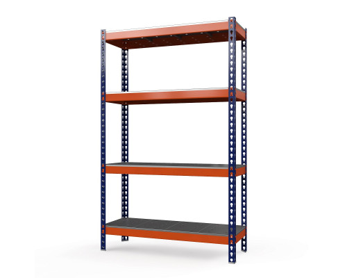 Стеллаж металлический Профи-Т 2000x1240x455 мм. Ярусы: оцинк. мет. перф.  4 шт.