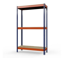 Стеллаж металлический Профи-Т 2000x1240x1005 мм. Ярусы: фанера 3 шт.