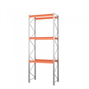 Стеллаж металлический паллетный (5000х1800х1100 мм), 3 яруса