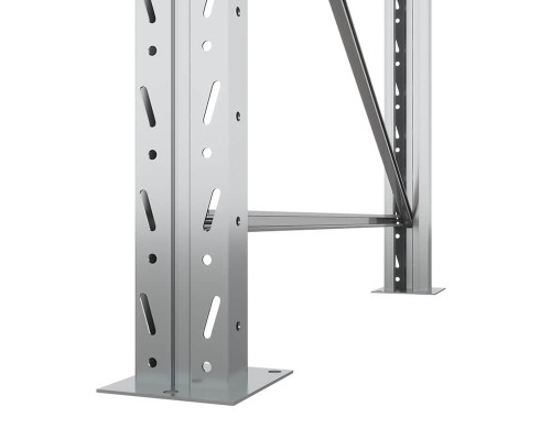 Стеллаж металлический паллетный (5000х1800х1100 мм), 3 яруса