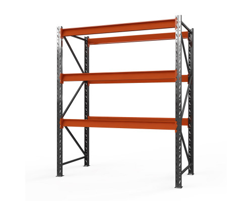 Стеллаж металлический Оптима, 2000x2500x785 мм. Ярусы: 3 шт. без настила