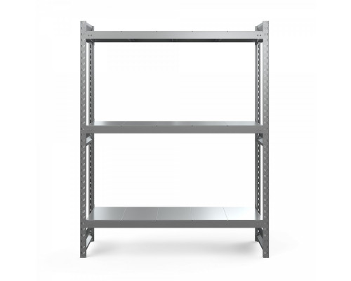 Стеллаж грузовой СГ Ультра (2500х1800х500 мм) 3 яруса, цинк