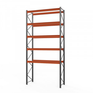 Стеллаж металлический паллетный (6000х2700х1100 мм), 5 ярусов