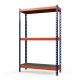 Стеллаж металлический Профи-Т 2000x1540x655 мм. Ярусы: оцинк. мет. усил. 3 шт.