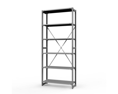 Стеллаж металлический ТСУ Универсал, 3000x1060x800 мм. Полки: метал. 6 шт.