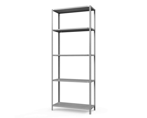 Стеллаж металлический ТС Лайт, 2500x1200x500 мм. Полки: 5 шт. метал.