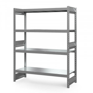 Стеллаж грузовой СГ Ультра (2500х1800х1000 мм) 4 яруса, цинк