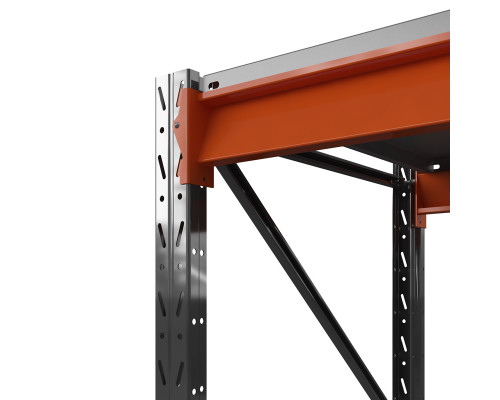 Стеллаж металлический Оптима, 3000x2500x785 мм. Ярусы: 3 шт. метал.