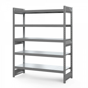Стеллаж грузовой СГ Ультра (2500х1800х600 мм) 5 ярусов, цинк