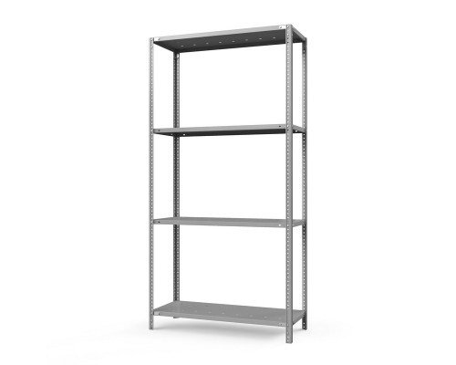 Стеллаж металлический ТС Лайт, 2000x1000x400 мм. Полки: 4 шт. метал. перф.