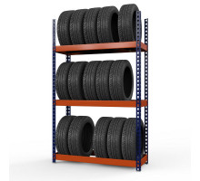 Стеллаж металлический Профи-Т для шин 2000x1240x500 мм. Ярусы:   3 шт.