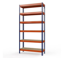 Стеллаж металлический Профи-Т 3000x1540x770 мм. Ярусы: фанера 6 шт.