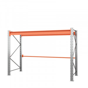 Стеллаж металлический паллетный (2000х2700х1100 мм), 1 ярус