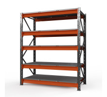 Стеллаж металлический Оптима, 4000x1250x785 мм. Ярусы: 5 шт. метал.