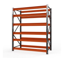 Стеллаж металлический Оптима, 3500x1530x785 мм. Ярусы: 6 шт. без настила