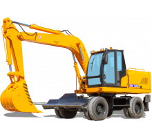 Экскаватор пневмоколесный EW-1400А