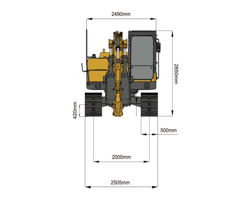 Гусеничный экскаватор WEICHAI WE150E2