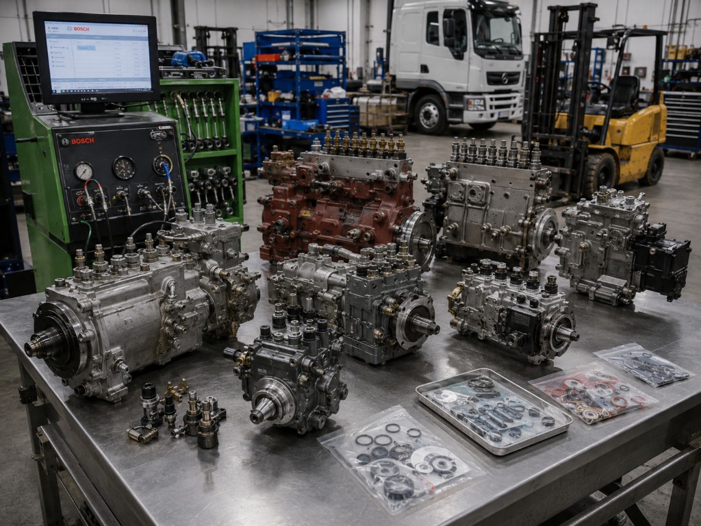Восстановление ТНВД Bosch CP1/CP3/CP4, Denso HP3/HP4, ЯМЗ, КАМАЗ на стенде CRSi